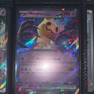Mimikyu EX Holographic Pokémon Card